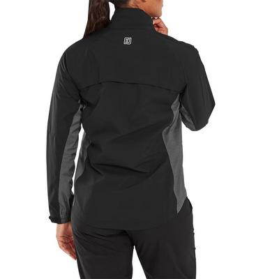 FootJoy Ladies Hydrolite X Golf Jacket - Black/White Dot - thumbnail image 4