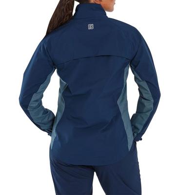 FootJoy Ladies Hydrolite X Golf Jacket - Navy/White Dot - thumbnail image 4