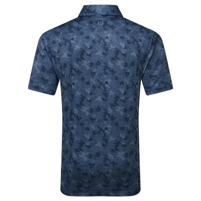 FootJoy Pop Camo Lisle  Mens Shirt - Dark Denim - thumbnail image 2
