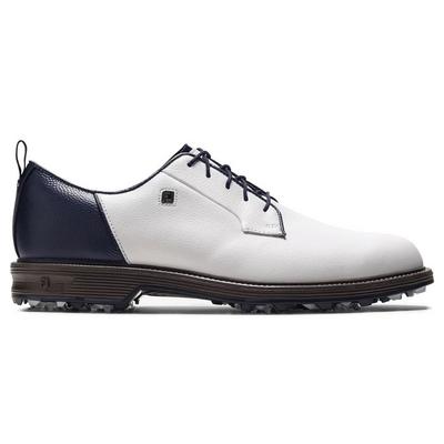 FootJoy Premiere Series Field LX Mens Golf Shoes - White/Brown/Navy - thumbnail image 1