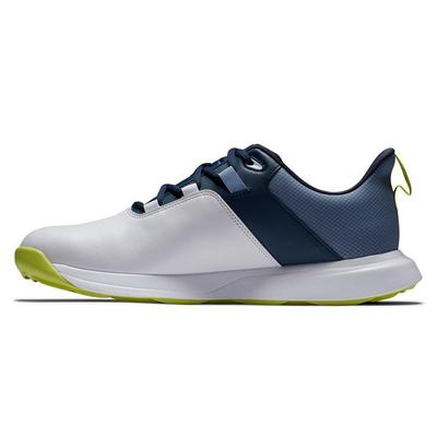 FootJoy ProLite Golf Shoes - White/Navy/Lime - thumbnail image 2