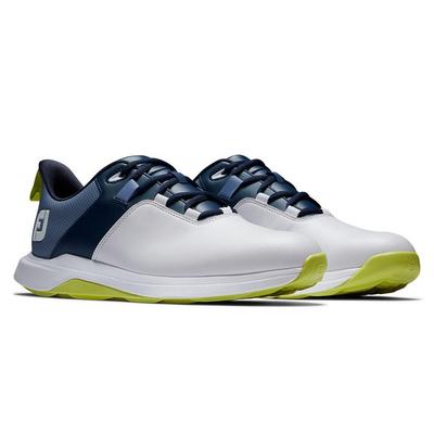 FootJoy ProLite Golf Shoes - White/Navy/Lime - thumbnail image 4