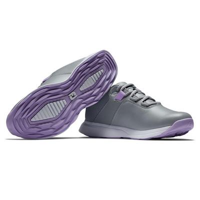 FootJoy ProLite Womens Golf Shoes - Grey/Lilac - thumbnail image 5
