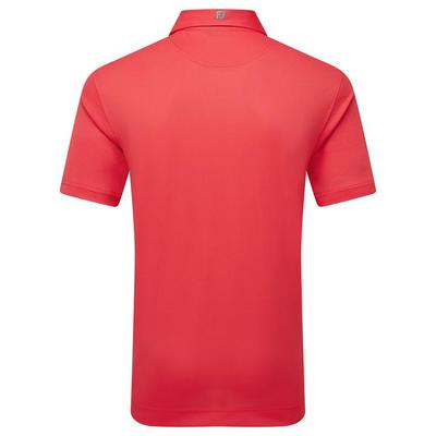FootJoy Stretch Pique Solid Mens Shirt 25 - Hibiscus - thumbnail image 2