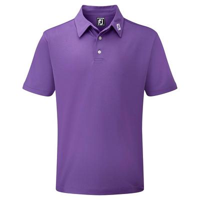 FootJoy Stretch Pique Solid Shirt - Athletic Purple