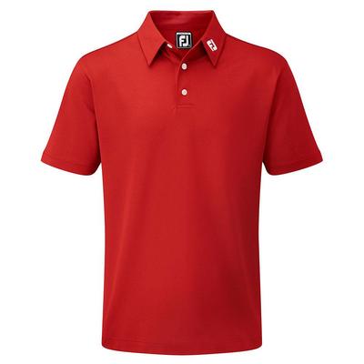FootJoy Stretch Pique Solid Shirt - Athletic Red