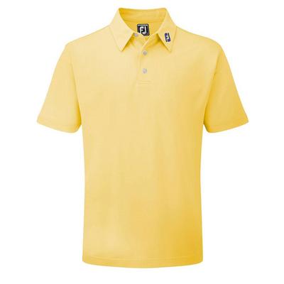 FootJoy Stretch Pique Solid Shirt - Athletic Yellow