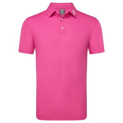 FootJoy Stretch Pique Solid Shirt - Hot Pink - thumbnail image 1