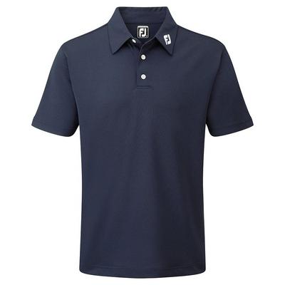 FootJoy Stretch Pique Solid Shirt- Athletic Navy
