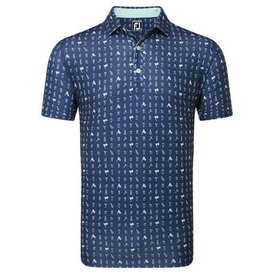 FootJoy The 19th Hole Lisle Golf Polo - Navy