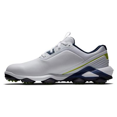 FootJoy Tour Alpha 2.0 Golf Shoes - White/Navy/Lime - thumbnail image 2
