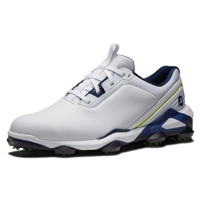 FootJoy Tour Alpha 2.0 Golf Shoes - White/Navy/Lime - thumbnail image 7