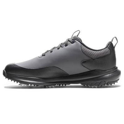 FootJoy Tour Rival Golf Shoes - Charcoal/Grey/Black - thumbnail image 2