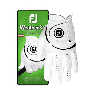 FootJoy WeatherSof Mens White Golf Glove - thumbnail image 3