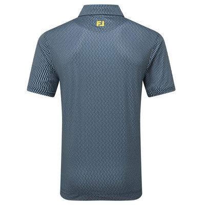 FootJoy Wiggle Print Lisle - Navy / Grey / White - thumbnail image 2