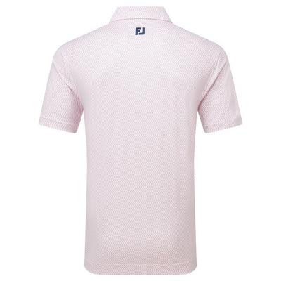 FootJoy Wiggle Print Lisle - White / Skyway / Pink Lemonade - thumbnail image 2