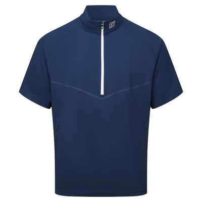 FootJoy Zephyr Short Sleeve Golf Windshirt - Navy