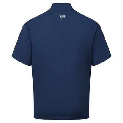 FootJoy Zephyr Short Sleeve Golf Windshirt - Navy - thumbnail image 2