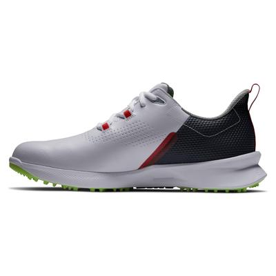 FootJoy Fuel Golf Shoes - White/Navy/Lime - thumbnail image 2