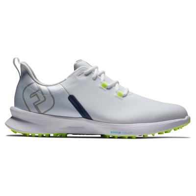 FootJoy Fuel Sport Golf Shoes - White/Navy/Green - thumbnail image 1