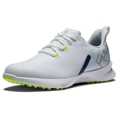 FootJoy Fuel Sport Golf Shoes - White/Navy/Green - thumbnail image 7