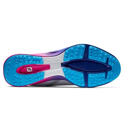 FootJoy Fuel Sport Golf Shoes - White/Pink/Blue - thumbnail image 3