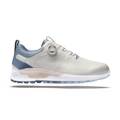 Mizuno GENEM WG BOA Golf Shoes - Grey/China Blue - thumbnail image 1