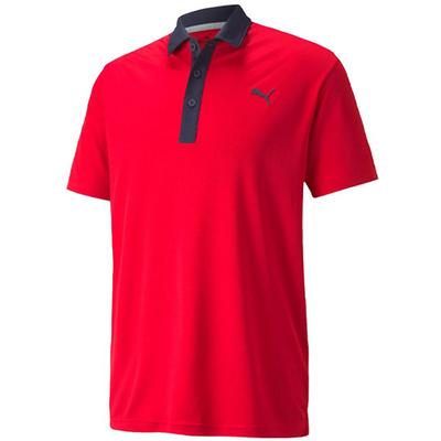 Puma Gamer Golf Polo - Ski Patrol/Navy Blazer