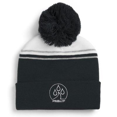 ProQuip Golf Bobble Hat - Black - thumbnail image 2