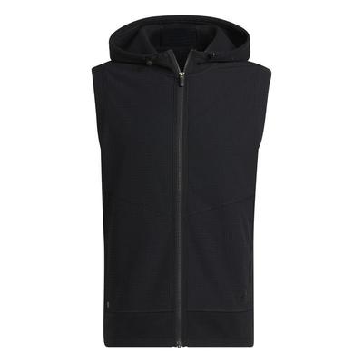 adidas Hoodie Golf Vest - Black