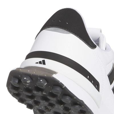 adidas S2G Leather Spikeless Golf Shoes - White/Core Black/White - thumbnail image 8