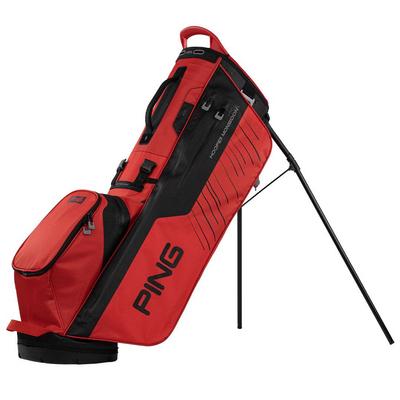 Ping Hoofer Monsoon 231 Waterproof Golf Stand Bag - Red/Black - thumbnail image 2