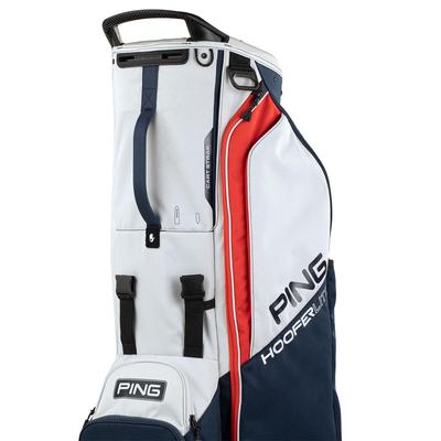 Ping Hooferlite 231 Golf Stand Bag - Navy/Platinum/Red
