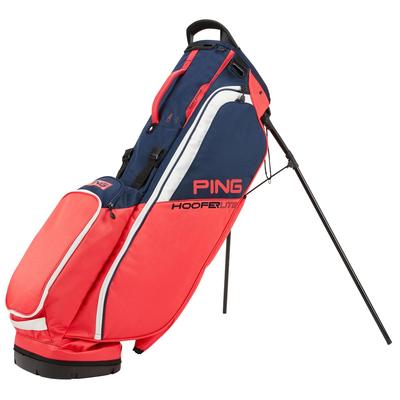 Ping Hooferlite 231 Golf Stand Bag - Red/Navy/White - thumbnail image 1