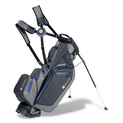 Motocaddy HydroFLEX Golf Trolley/Stand Bag - Charcoal/Blue