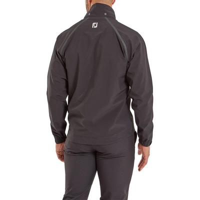 FootJoy HydroTour Waterproof Golf Jacket - Black/Silver - thumbnail image 4