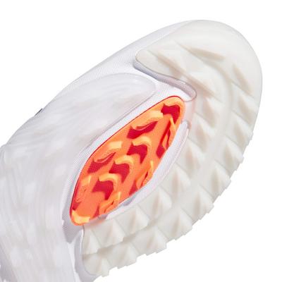 adidas Adipower Spikeless Golf Shoes - White/Collegiate Navy/Lucid Orange - thumbnail image 8