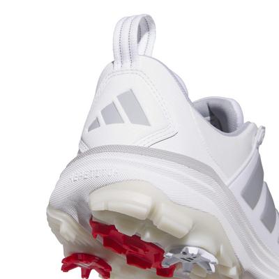 adidas Adipower Golf Shoes - White/Silver Metallic/Halo Silver - thumbnail image 7