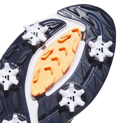 adidas Adipower Golf Shoes - White/Collegiate Navy/Lucid Orange - thumbnail image 8