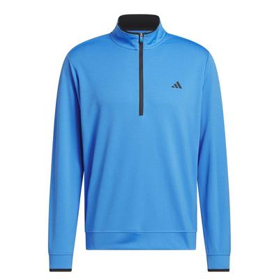 adidas Core Lightweight 1/4 Zip Golf Sweater - Lucid Ray Blue