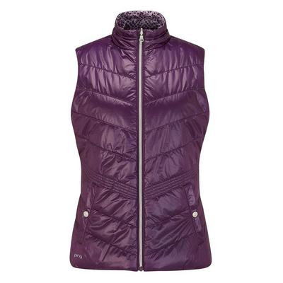 Ping Ladies Lola Reversible Insulated Golf Vest - Purple Plum