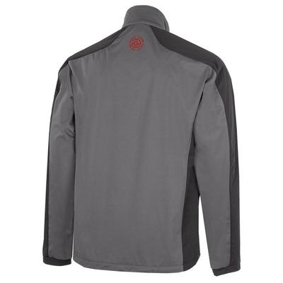Galvin Green Lawrence INTERFACE-1 Windproof Golf Jacket - Forged Iron/Black/Red - thumbnail image 2
