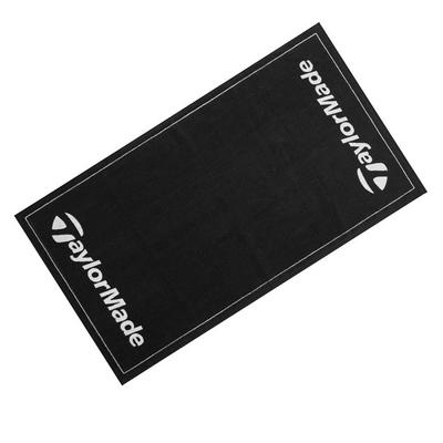 TaylorMade Tour Golf Towel - Black