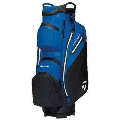 TaylorMade Storm Dry Waterproof Golf Cart Bag - Black/Blue