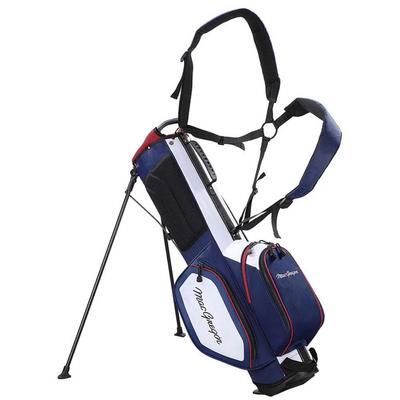 MacGregor Principal 7" Golf Stand Bag - Navy/Red - thumbnail image 2