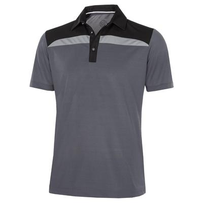 Galvin Green Mapping VENTIL8 Plus Golf Polo Shirt - Forged Iron/Black