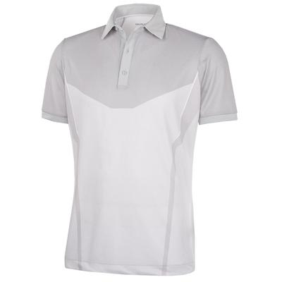 Galvin Green Mateus VENTIL8 PLUS Golf Polo Shirt - Cool Grey/Sharskin