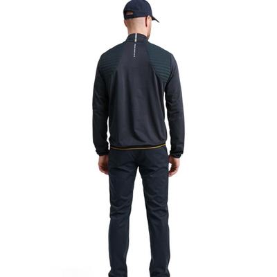 Abacus Mens Gleneagles Thermo Midlayer - Navy/Harvest