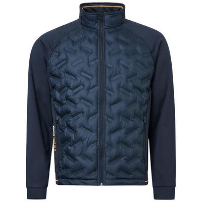 Abacus Mens Grove Hybrid Jacket - Navy/Harvest