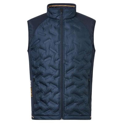 Abacus Mens Grove Hybrid Vest - Navy/Harvest - thumbnail image 1